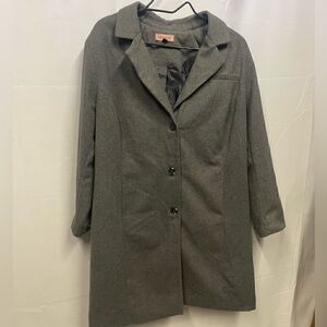 East Adeline Grey Peacoat